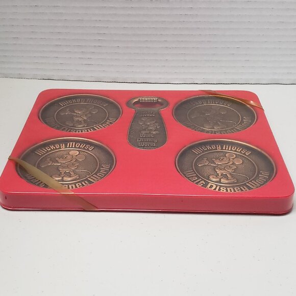 Vintage Disney World Coasters & Bottle Opener Set - Picture 5 of 6